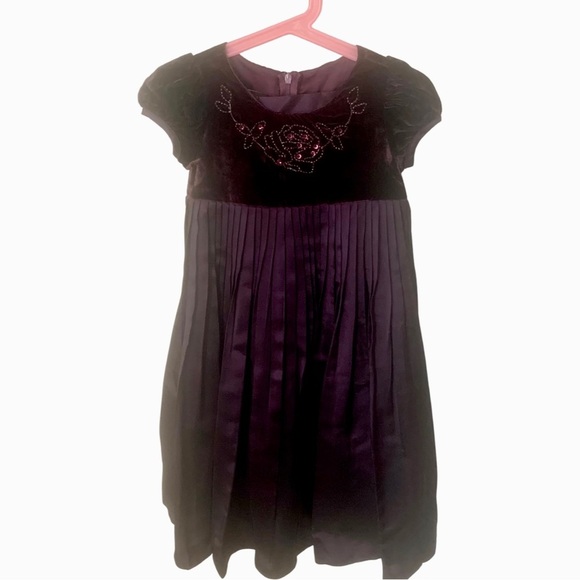 BISCOTTI Collezioni Velvet and Taffeta Special Occasion Fancy Dress Size 4T - Picture 12 of 16